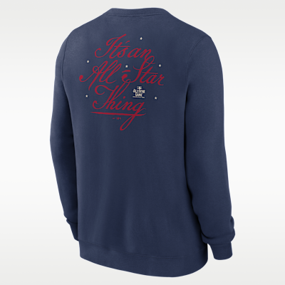 2026 All-Star Game Two-Hit Slogan Men's Nike MLB Pullover Crew